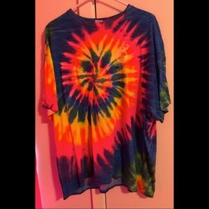 Women’s tie dye “Pop’s” shirt 🥤